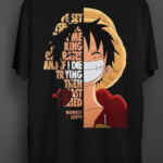 King of Pirates Luffy Legacy Edition Dropshoulder Black