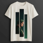 Roronoa Zoro Triple Panel Dropshoulder Off-White