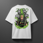 King of Hell Roronoa Zoro Edition Dropshoulder White