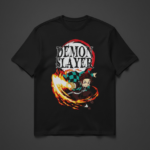 Hinokami Kagura Tanjiro Edition Dropshoulder Black