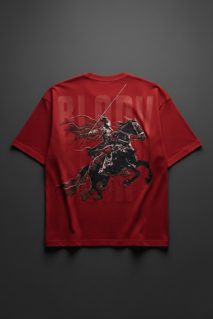 Vengeance Rider Samurai Edition Dropshoulder Red