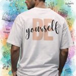 BE Yourself Authentic Expression Oversized Dropshoulder White