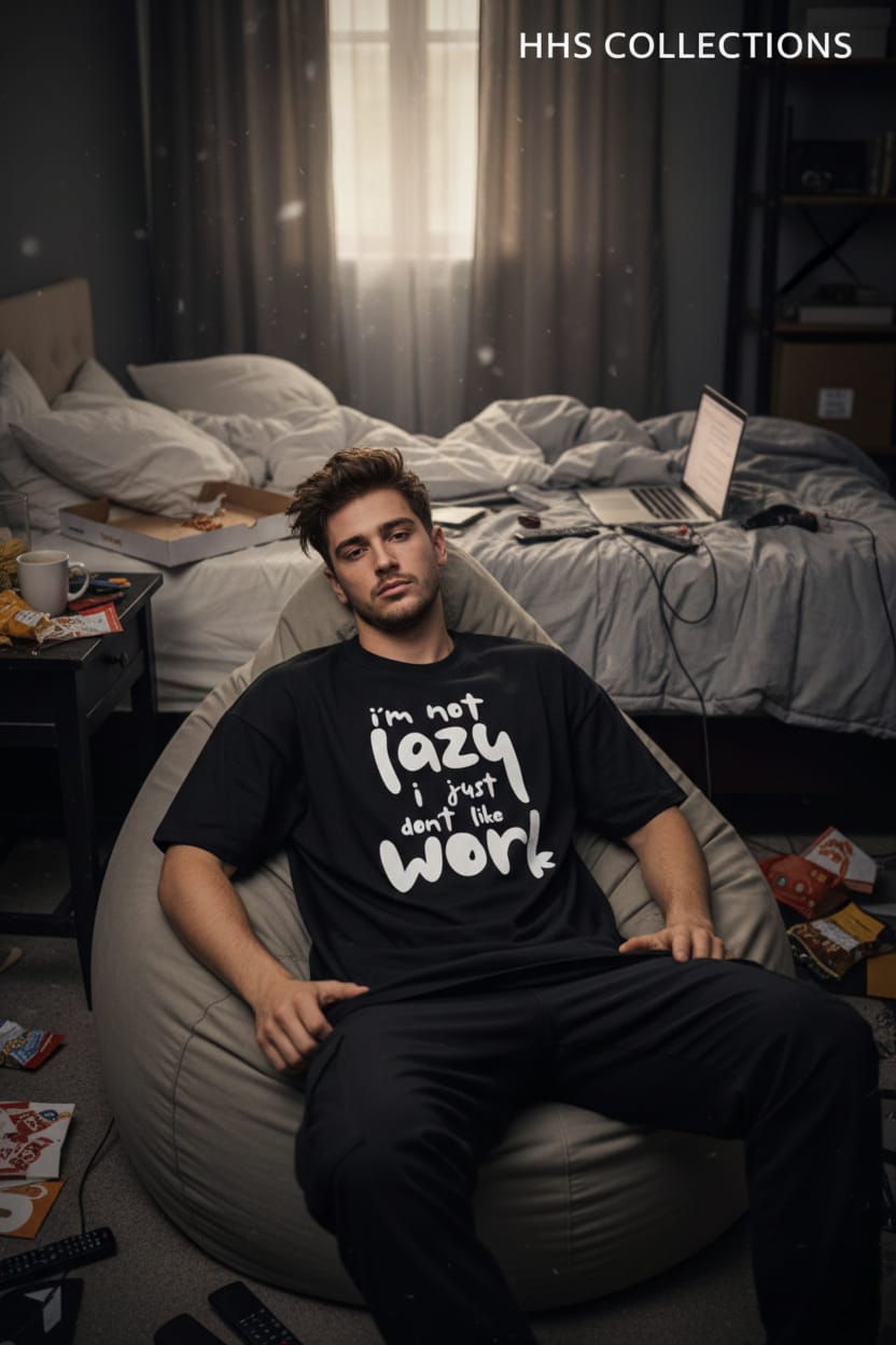 The Way to Happiness Traveling Cat Oversized Dropshoulder Black