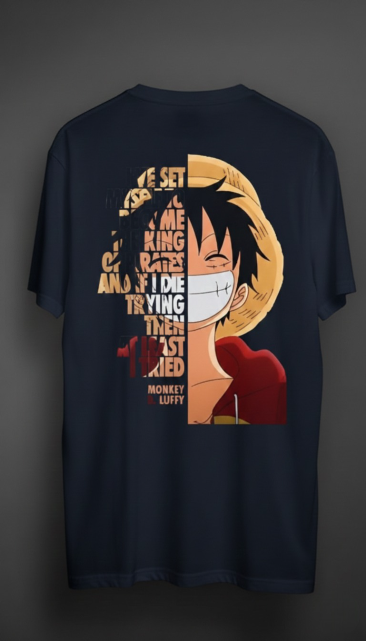 Pirate King" Split Graphic Drop Shoulder